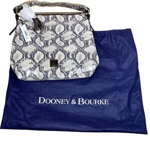 Dooney & Bourke Python Print Sloan Hobo Satchel Bag – NWT